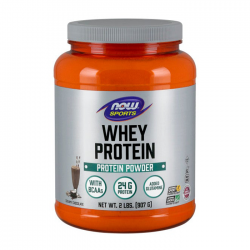 Whey Protein Now 907g - Bột bổ sung đạm cho người tập thể thao vị Sô cô la