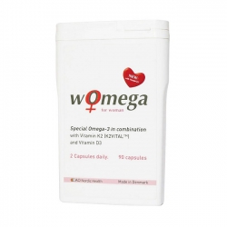 Womega For Woman tăng cường sức khỏe tim mạch phụ nữ