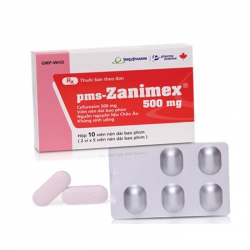 Thuốc kháng sinh Imexpharm Zanimex 500mg, Hộp 10 viên