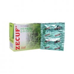 Thuốc ho Zecuf Herbal Drops Xanh, Hộp 20 viên