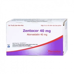Zentocor 40mg Pharmathen 3 vỉ x 10 viên