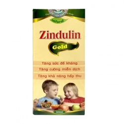 Zindulin Gold 60ml - Siro tăng cường miễn dịch, kích thích ăn ngon