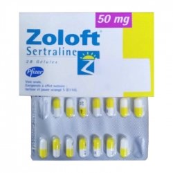 Zoloft 50mg Pfizer 2 vỉ x 14 viên – Trị trầm cảm, rối loạn lo âu