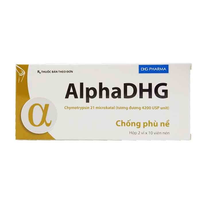 Thuốc AlphaDHG, Hộp 20 Viên