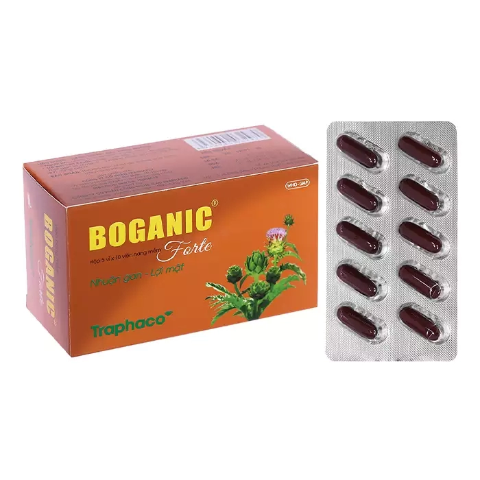 Thuốc bổ gan Traphaco Boganic Forte, Hộp 50 viên