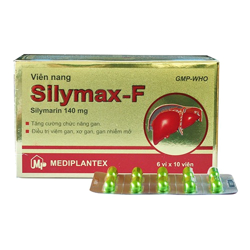  Silymax F 140mg Medilantex, Hộp 6 vỉ x 10 viên