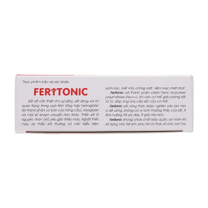 Thuốc bổ máu Traphaco Feritonic, Hộp 20 ống