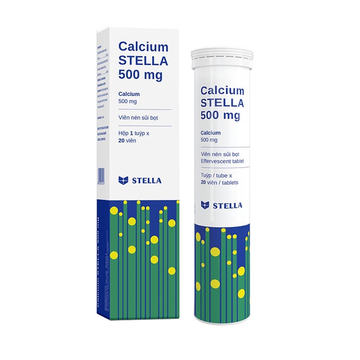 Thuốc bổ sung Canxi Stella Calcium Stella 500 mg