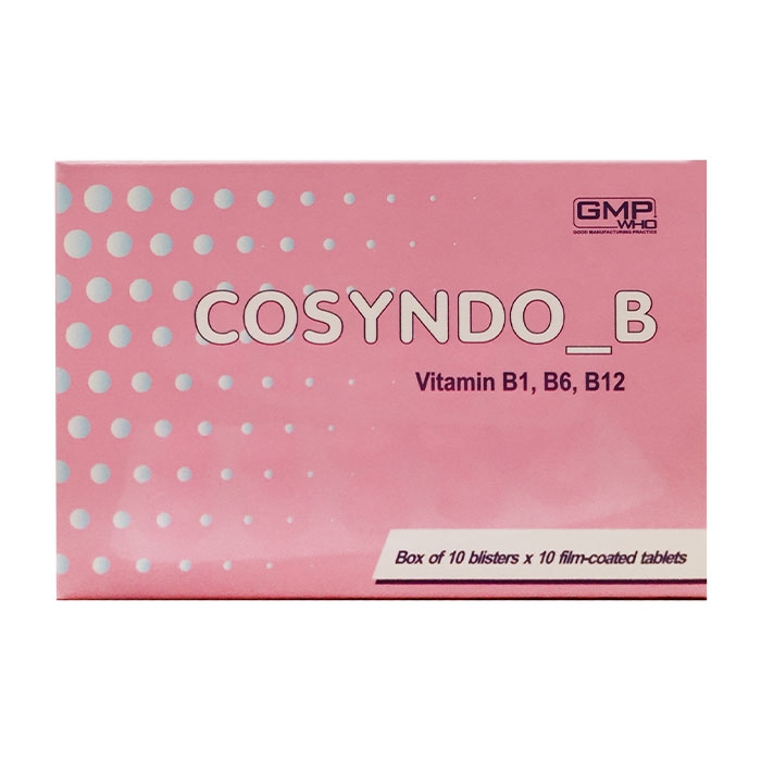 Thuốc bổ Vitamin nhóm B Armepharco Cosyndo B 100 viên