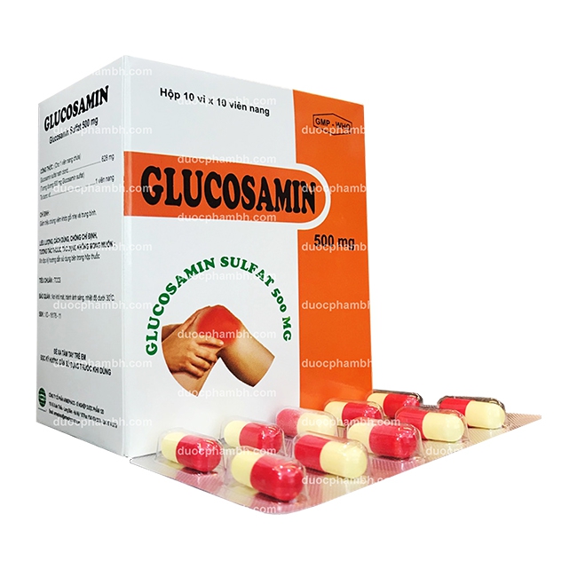 Thuốc bổ xương khớp GLUCOSAMIN 500 - Glucosamin 500mg