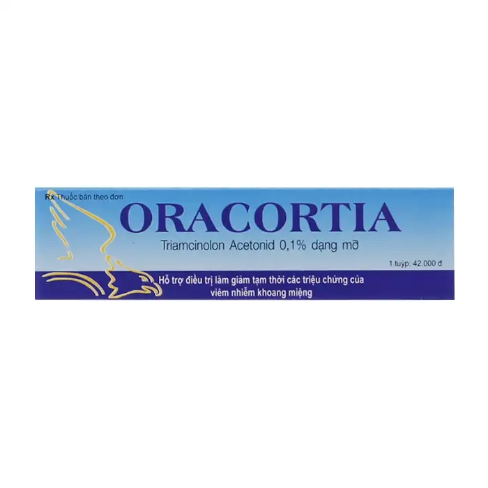 Oracortia 0.1g Thai Nakorn Patana 5g - Điều trị viêm nhiễm khoang miệng