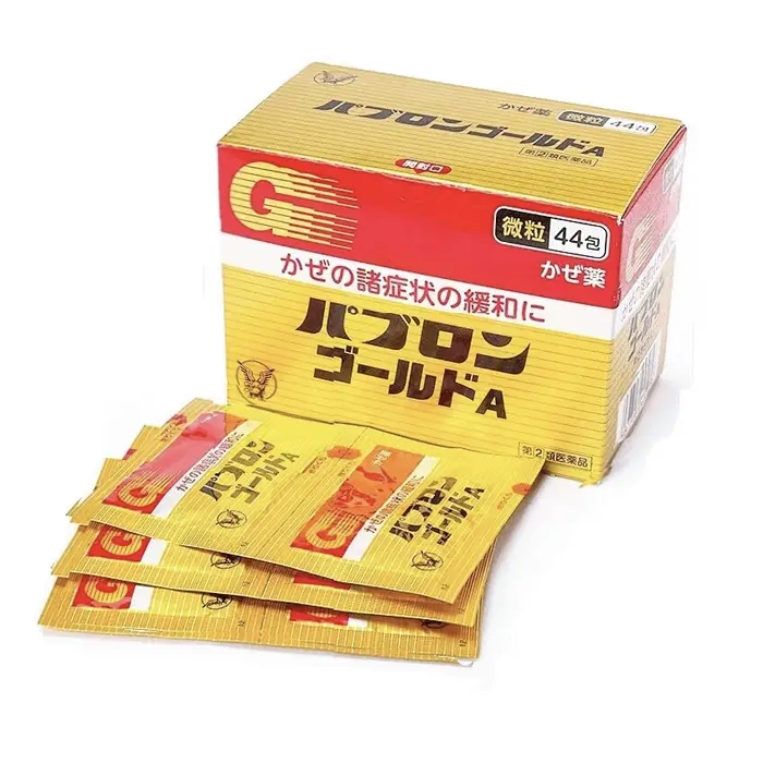 Thuốc cảm cúm Taisho Pabron Gold A Nhật Bản, Hộp 44 gói