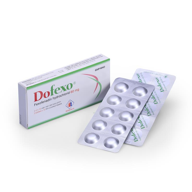 Thuốc chống dị ứng Dofexo 60mg