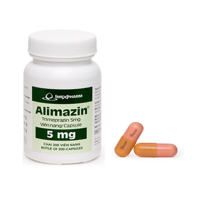 Thuốc chống dị ứng Imexpharm Alimazin 5mg, Chai 200 viên