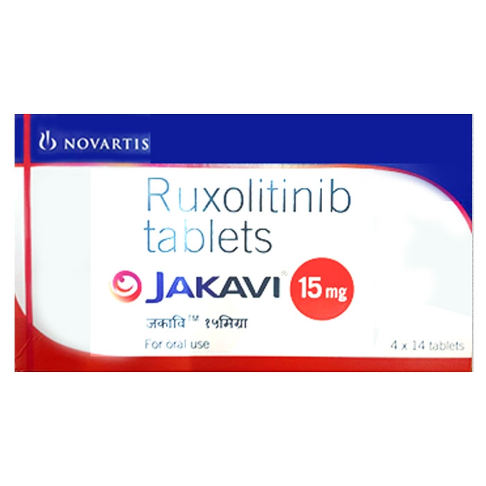 Thuốc chống ung thư Ruolitinib-Jakavi 15mg Hộp 4 vỉ 14 viên