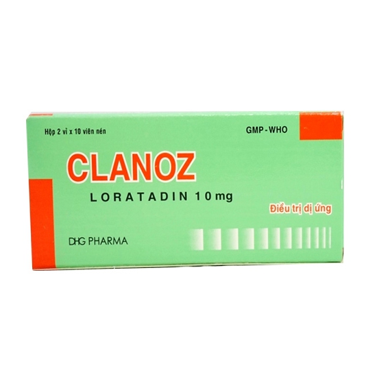 Thuốc Clanoz 5mg DHG, Hộp Hộp 20 viên