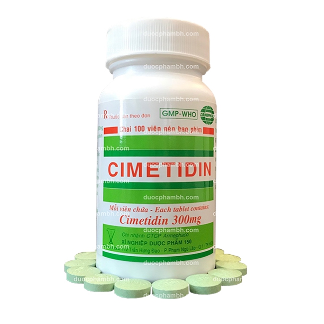 Thuốc dạ dày CIMETIDIN CHAI - Cimetidin 300mg