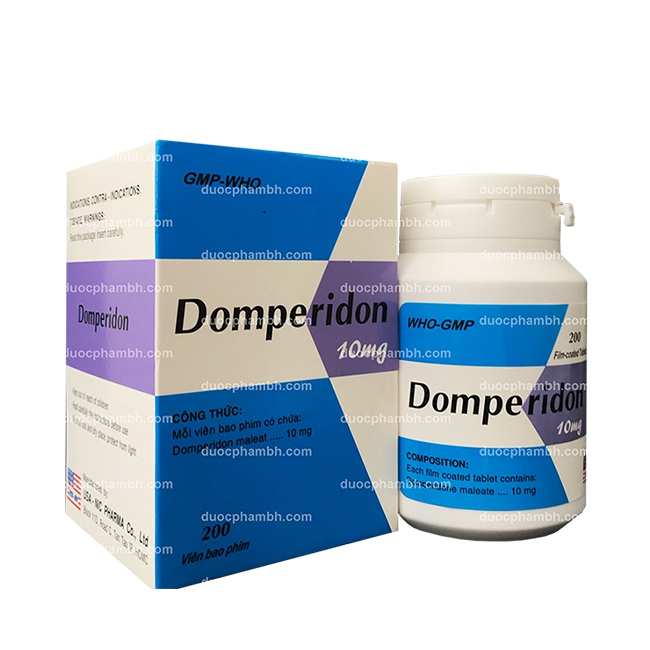 Thuốc dạ dày DOMPERIDON - Domperidon maleat 10mg