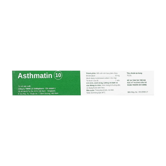 Thuốc dị ứng Stella Asthmatin 10mg