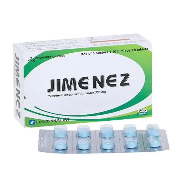 Jimenez 300mg Davipharm 3 vỉ x 10 viên – Thuốc kháng virus