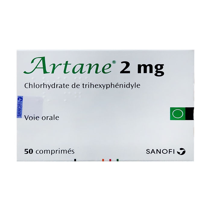 Thuốc điều trị Parkinson Sanofi Artane 2mg 50 viên