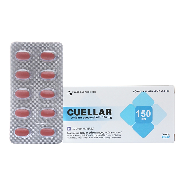 Thuốc điều trị sỏi cholesterol mật Cuellar 150mg