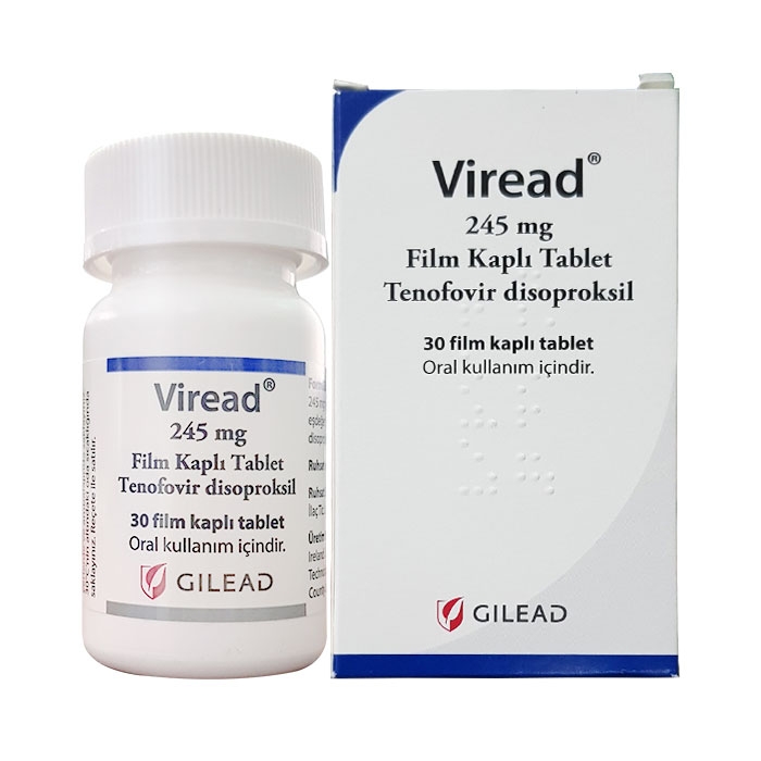 Thuốc điều trị viêm gan B Gilead Viread 245mg, Hộp 30 viên