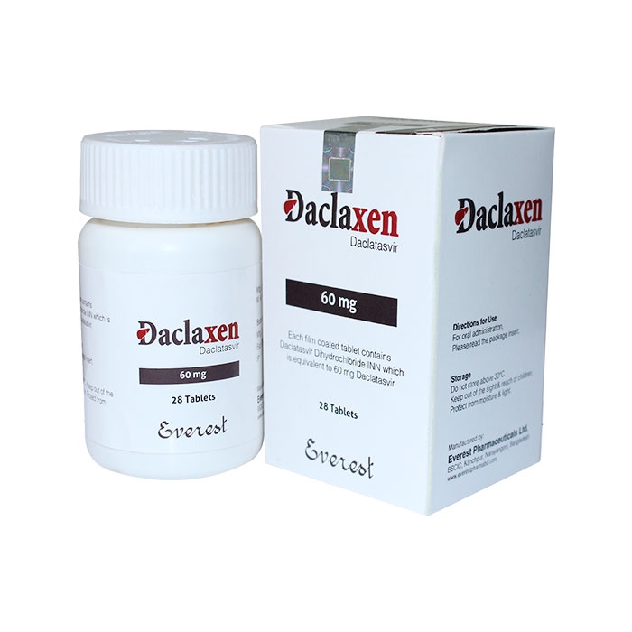 Thuốc điều trị viêm gan C Daclaxen 60mg