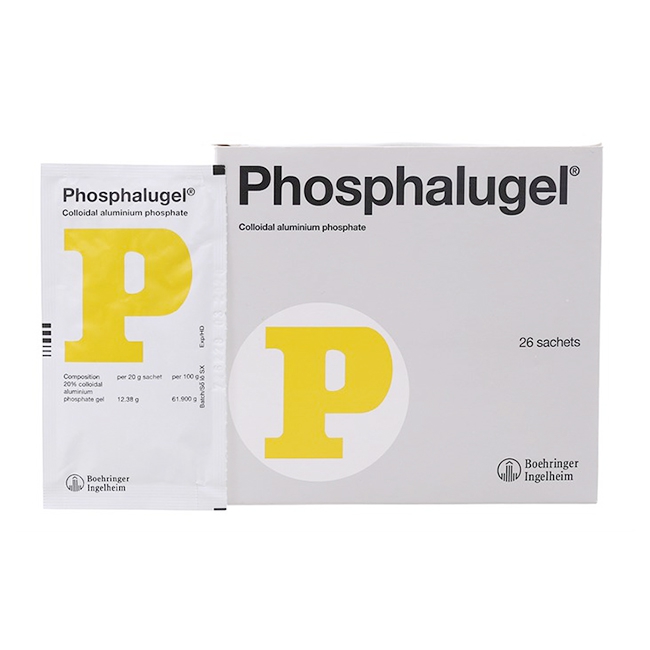 Phosphalugel P, Hộp 26 gói