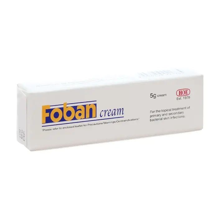 Foban Cream Hoe 5g - Kem bôi nhiễm trùng da