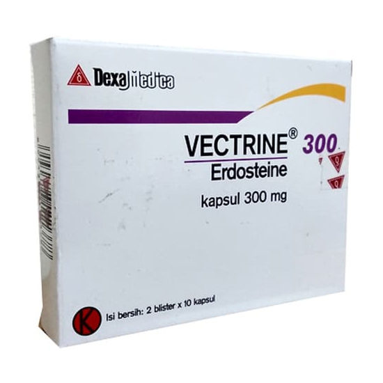 Thuốc đường hô hấp Vectrine 300 - Erdosteine 300mg