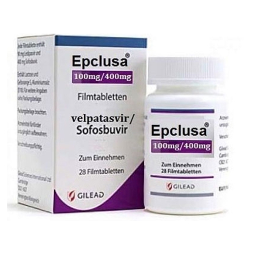 Thuốc Gilead Epclusa 100mg/400mg, Hộp 28 viên