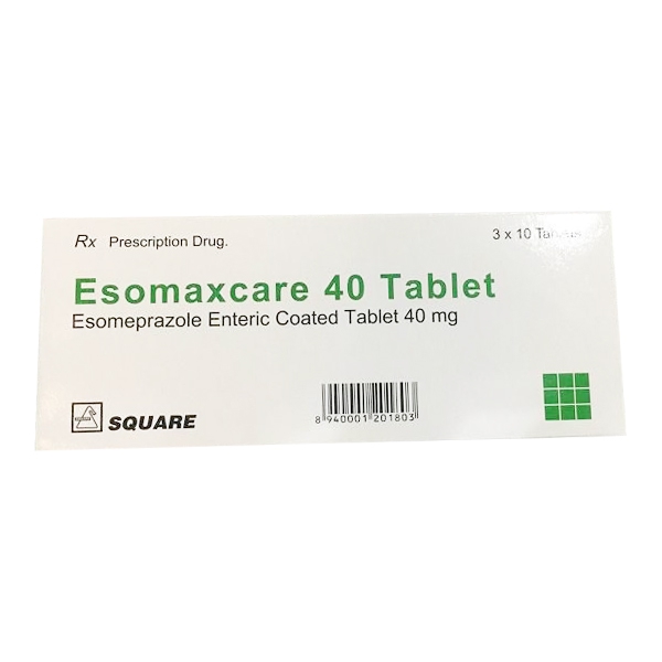 Thuốc Esomaxcare 40, Esomeprazol 40mg, Hộp 30 viên