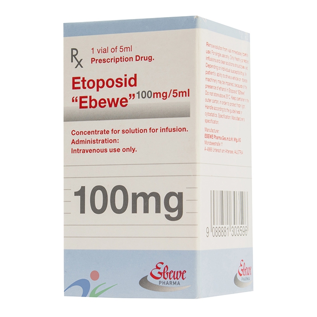 Thuốc Etoposide Ebewe 100mg/5ml