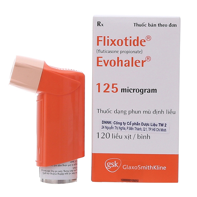 Thuốc Flixotide Evohaler Spray 125mcg 120dose -  TẠM HẾT THUỐC 12-2023