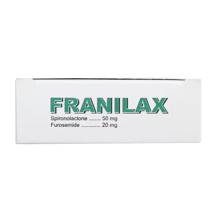 Franilax Davipharm 3 vỉ x 10 viên - Trị phù, tăng huyết áp
