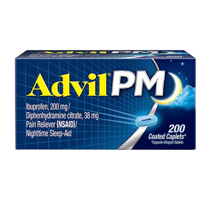 Thuốc giảm đau Advil PM 200mg 200 viên