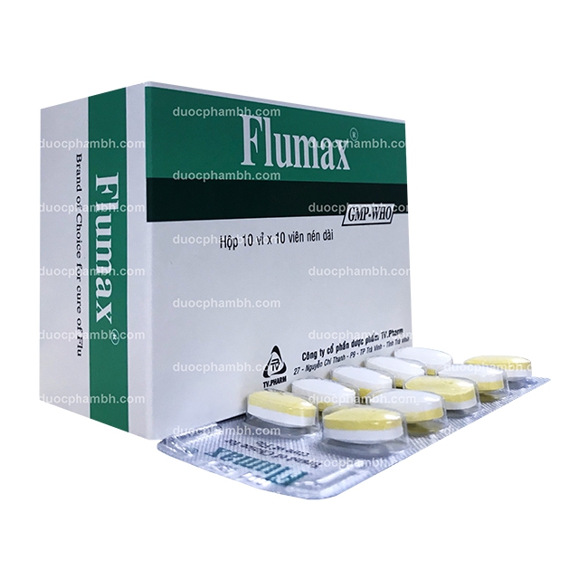 Thuốc giảm đau hạ sốt FLUMAX - Paracetamol 400 mg