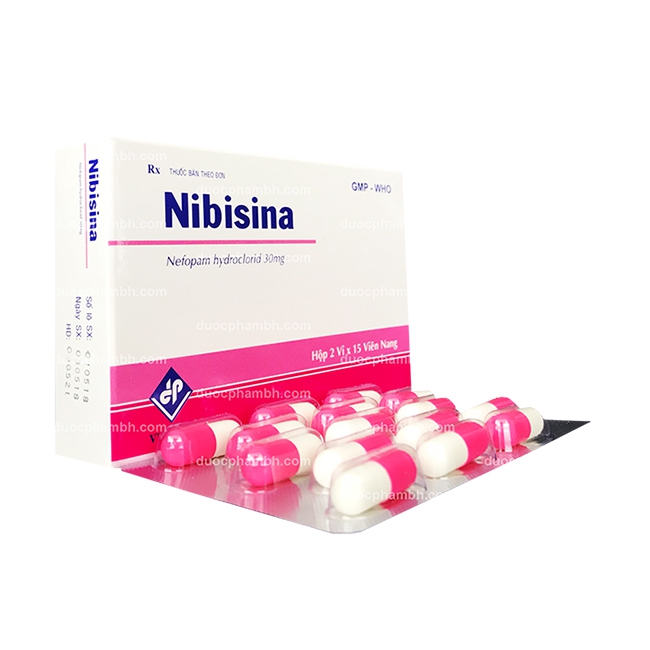 Thuốc giảm đau hạ sốt NIBISINA - Nefopam HCl 30mg