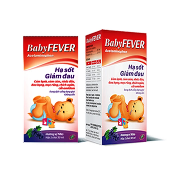 Thuốc giảm đau hạ sốt OPV Baby Fever