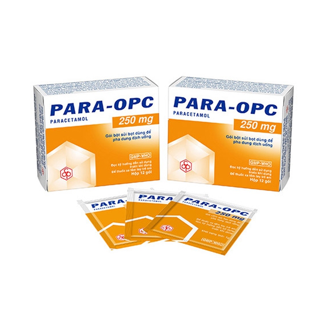 Thuốc hạ sốt Para OPC 250mg: Lựa chọn hàng đầu để giảm đau và hạ sốt nhanh chóng
