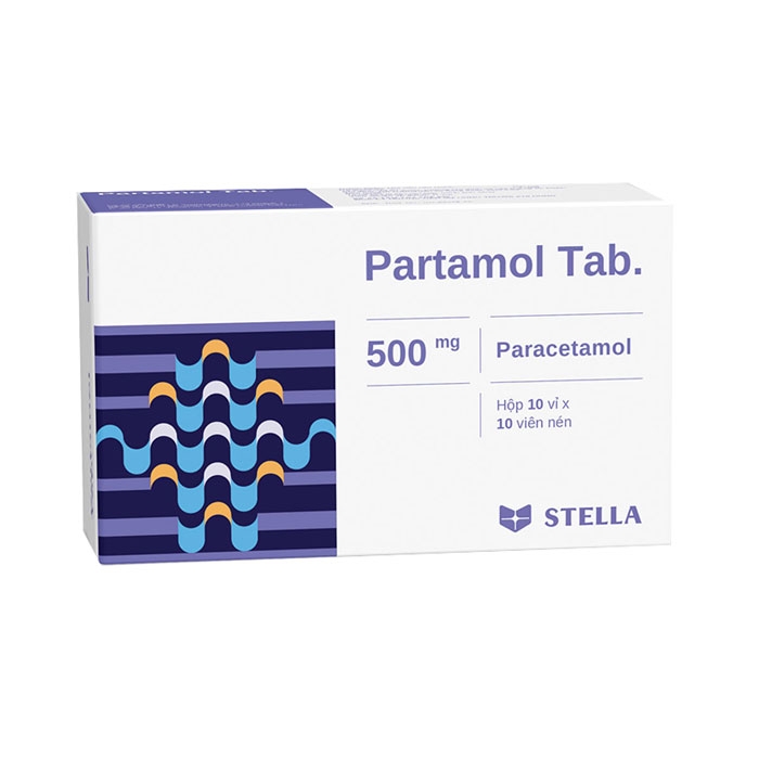 Thuốc giảm đau hạ sốt Partamol Tab STADA