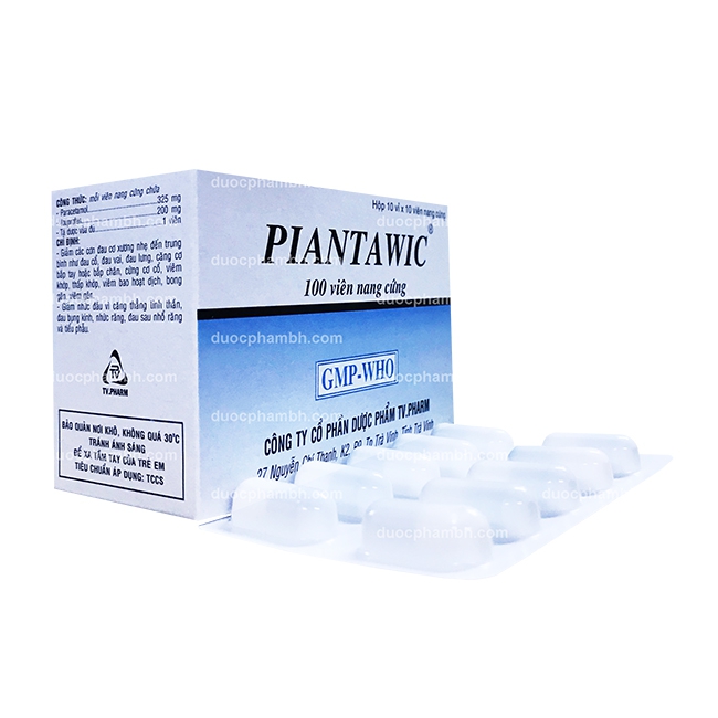 Thuốc giảm đau hạ sốt PIANTAWIC - Paracetamol 325mg