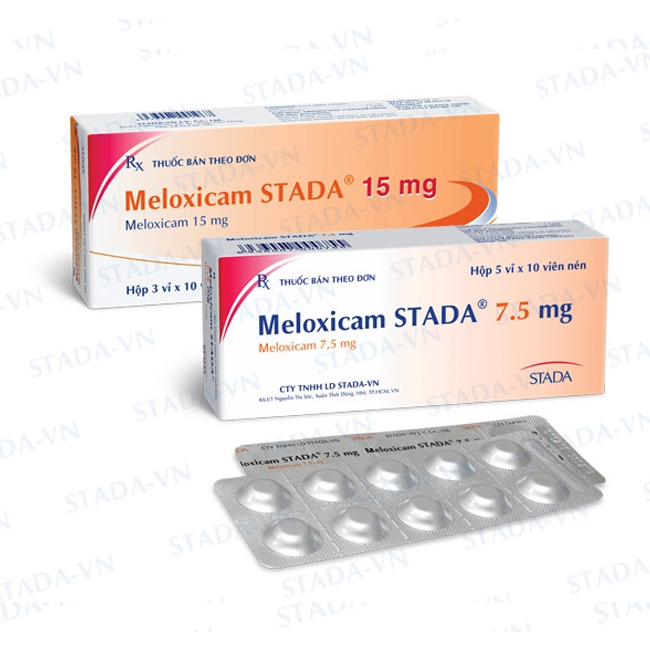 Thuốc tri thấp khớp  Meloxicam Stada 7,5mg
