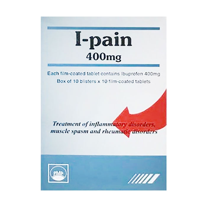 Thuốc giảm đau PMP I-Pain 400mg, Hộp 100 Viên