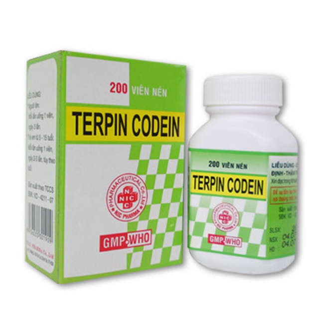 Thuốc giảm ho long đờm TERPIN - CODEIN