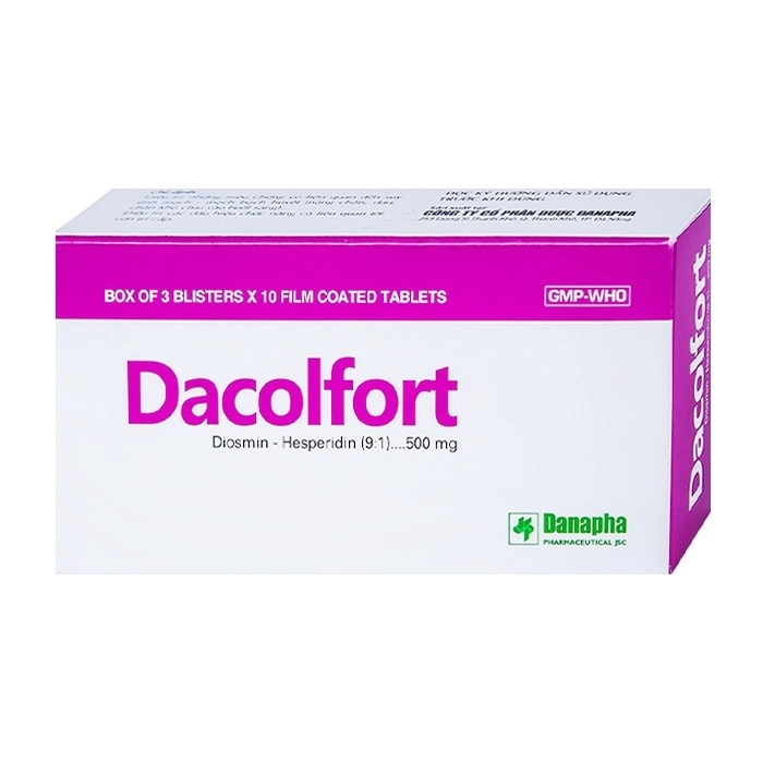 Thuốc giãn mạch Danapha Dacolfort 30 viên
