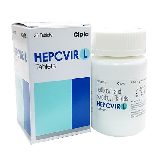 Thuốc Cipla Hepcvir L, Hộp 28 viên