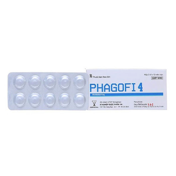 Thuốc hô hấp Armephaco Phagofi 4mg, Hộp 30 viên