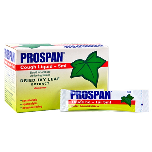 Thuốc ho Prospan Liquid 35ml/gói x Hộp 21 gói
